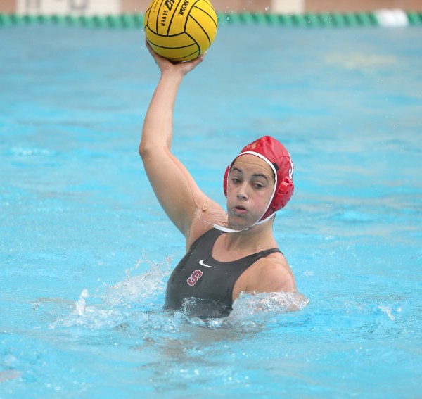 Sophomore driver Maggie Steffens led the Cardinal with six goals in its dominant wins against the San Diego Schools. (HECTOR GARCIA-MOLINA/StanfordPhoto.com)