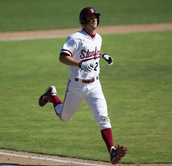 Senior first baseman Danny Diekroeger (above) leads the Cardinal in on-base percentage and will be a big factor for a Stanford offense that has been inconsistent at times this year. (FRANK CHEN/The Stanford Daily)