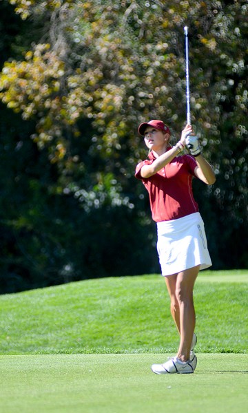 Freshman Casey Danielson (above) shined over the weekend, finishing... (XXX/The Stanford Daily)