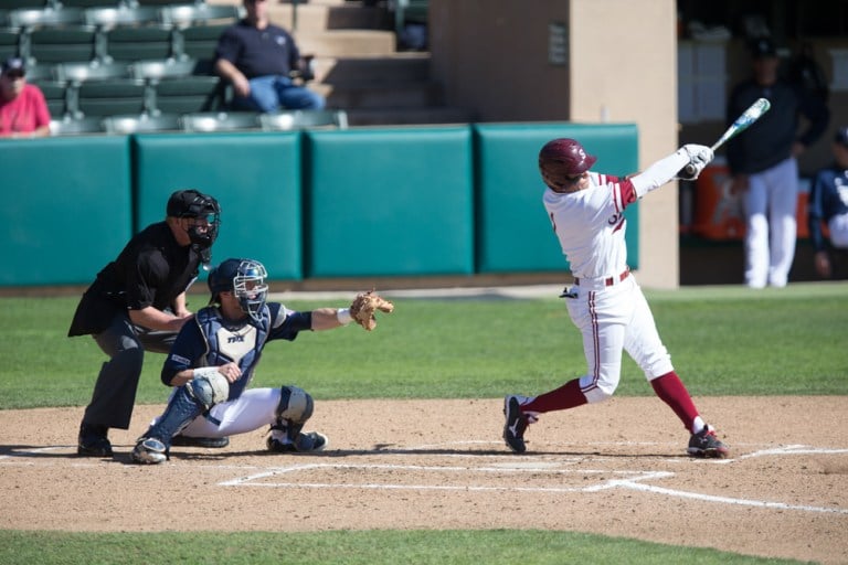 Junior third baseman Alex Blandino (above)