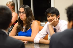 Students discuss concerns about spring funds for campus groups (SAM GIRVIN/The Stanford Daily)