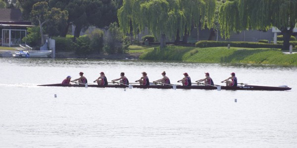 Stanford women's lightweight rowing took another step towards its goal of an NCAA title by winning the PCRC Championships. (ASHLEY WESTHEM/The Stanford Daily)