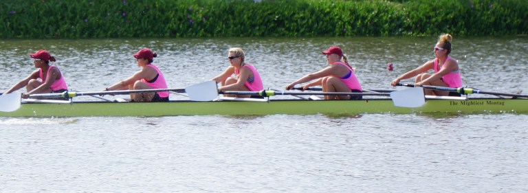 Stanford women's rowing (above) won its first-ever Pac-12 championship this season. (ASHLEY WESTHEM/The Stanford Daily)