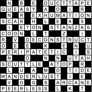 Stanford Daily Crossword Puzzle Solutions (May 2)