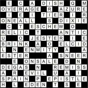 Solutions to the May 9 Stanford Daily crossword puzzle created by Ryan P. Smith. 
