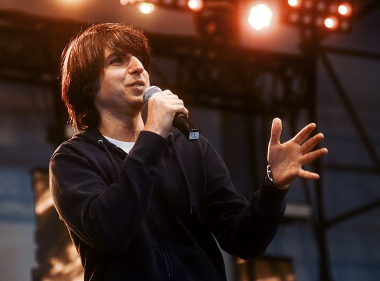 Comedian Demetri Martin at the Sasquatch! Music Festival. (Ian Garcia-Doty/THE STANFORD DAILY)