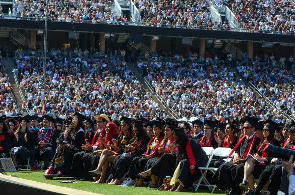 In March, the University shut down the possibility of an in-person commencement ceremony in June. (Photo: FRANCES GUO/The Stanford Daily)