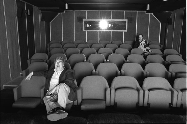 Roger Ebert and Gene Siskel in LIFE ITSELF, a Magnolia Pictures release. Photo courtesy of Magnolia Pictures. Photo credit: Kevin Horan.