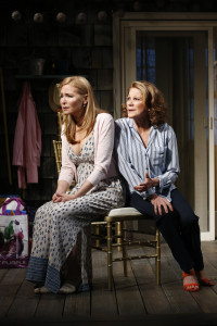 Jennifer Westfeldt and Linda Lavin in "Too Much Sun" at the Vineyard Theatre. Photo Credit: Carol Rosegg.