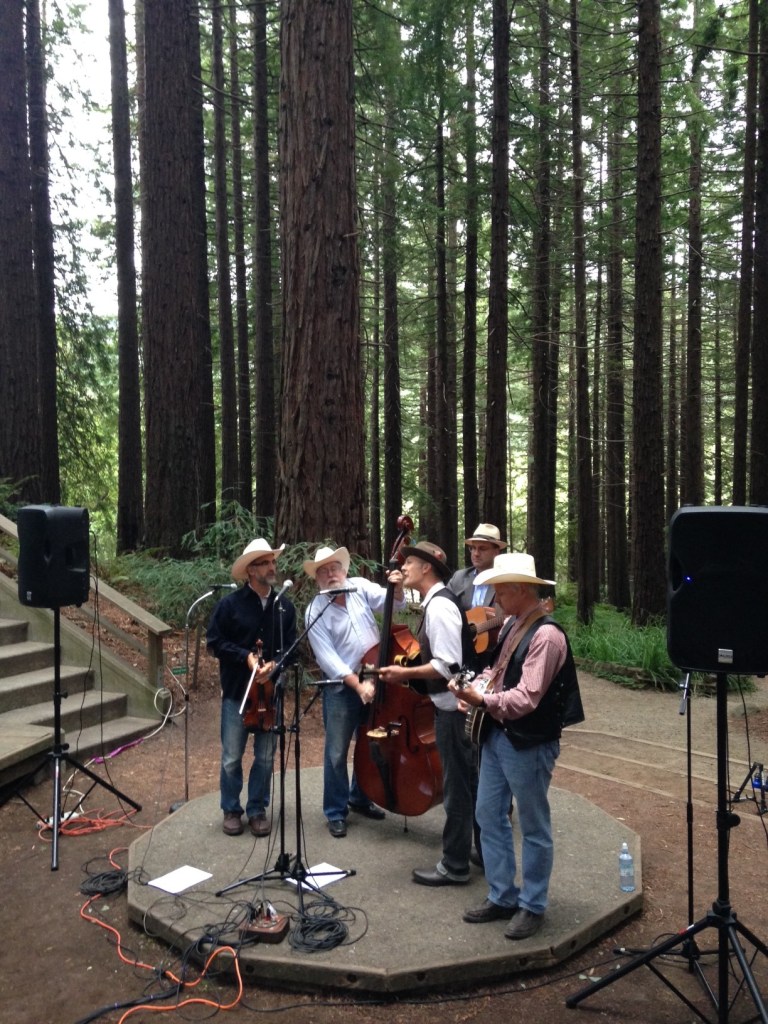 The Whiskey Brothers at "Bards and Bluegrass," courtesy of Gillie Collins.