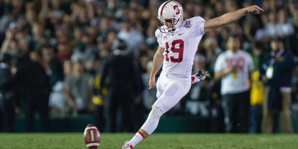 Fifth-year senior Jordan Williamson (above) went 18-for-22 on field goals last year and has shown remarkable consistency when healthy. But has he gotten the credit he deserves? (GRANT SHORIN/StanfordPhoto.com)