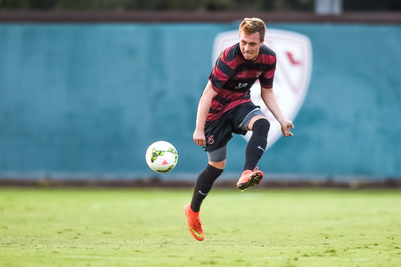 In scoring the game-winning goal, freshman midfielder Corey Baird (above) recorded his first-ever goal in a Stanford uniform. (JIM SHORIN/stanfordphoto.com)