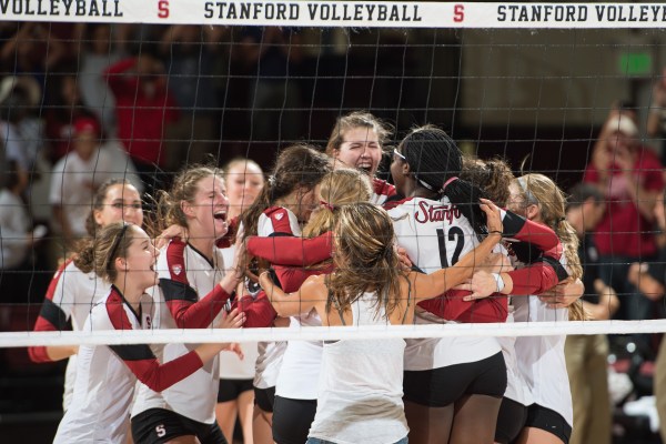 No. 2 Stanford knocked off No. 1 Penn State in five sets on Friday night, and will likely surge to the top of the AVCA rankings in Monday's release. The teams played in front of the biggest crowd at Maples Pavilion since the 2011 Big Spike. (DAVID BERNAL/isiphotos.com)