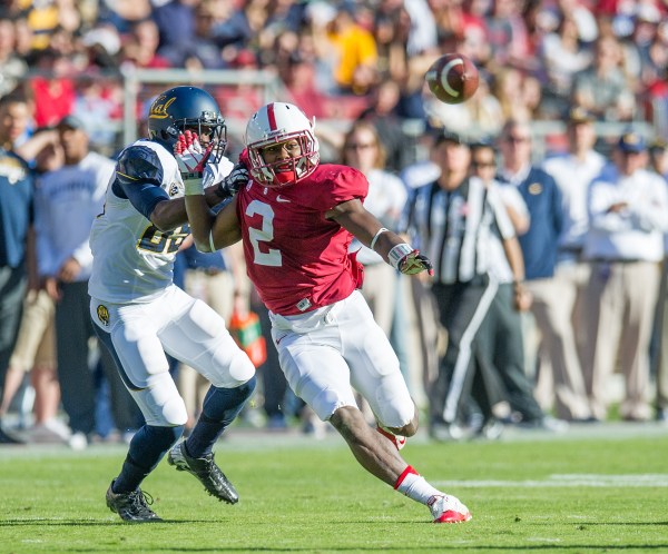 Senior cornerback Wayne Lyons (2) has developed into a dependable player for the Card in the secondary. Stanford will need him at his best against USC. (DAVID BERNAL/isiphotos.com)