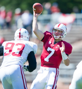 Former Stanford and Columbia quarterback Brent Nottingham (above)