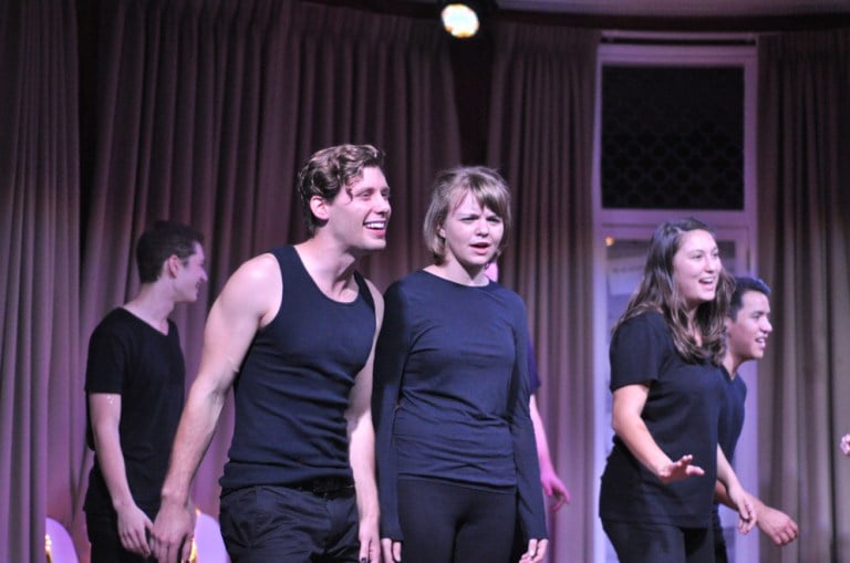 Instead of producing "Bloody Bloody Andrew Jackson," At The Fountain Theatricals produced "Did We Offend You?", a cabaret intended to inspire conversation about the line between appropriate theater content and content that is over the line. (Courtesy of Chris Sackes/At The Fountain Theatricals)