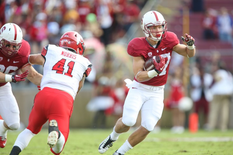Stanford doesn't always use freshman running back Christian McCaffrey, but when they do, good things happen. Don Feria/isiphotos.com