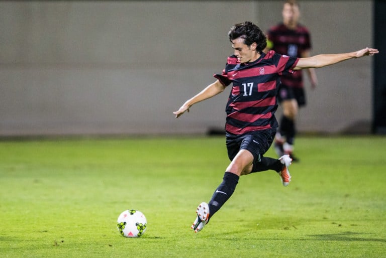 Fifth-year senior midfielder Austin Meyer (above)