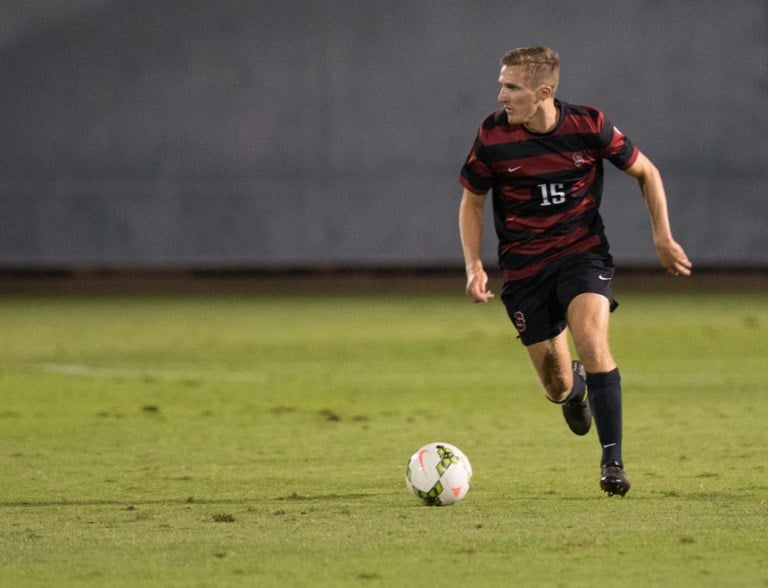 Senior forward Eric Verso (above) and the Cardinal seized control of the Pac-12 with huge wins over No. 3 Washington and Oregon State to catapult to the top of the standings. (FRANK CHEN/The Stanford Daily)