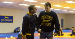 Steve Carrell and Channing Tatum in "Foxcatcher." Courtesy of Sony Pictures Classics.