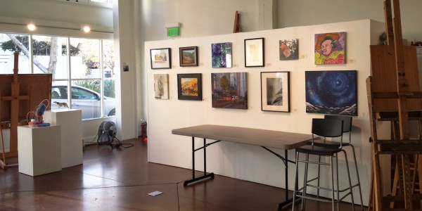 Inside the Pacific Art League in Palo Alto. Photo by Eric Huang.