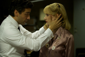 Oscar Isaac and Jessica Chastain in "A Most Violent Year." Courtesy of A24.
