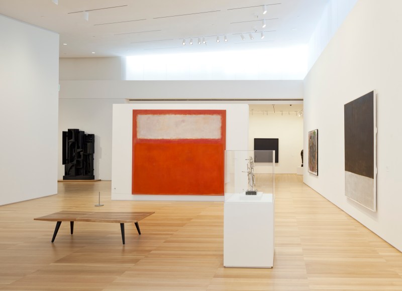 “Pink and White over Red” by Mark Rothko. Photo Courtesy of Henrik Kam.