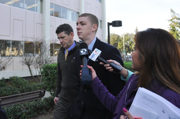 Former Stanford student Brock Turner pled not guilty to all five felony counts at his arraignment. (RAHIM ULLAH/The Stanford Daily).