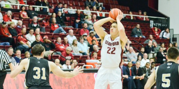 (LAUREN DYER/The Stanford Daily) Freshman forward Reid Travis has been used sparingly in return from a stress fracture, but will look to play a key role in anchoring the Stanford frontcourt.