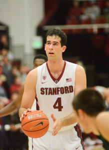Senior center Stefan Nastic (above) has hit a cold streak. His dip in productivity has contributed to the Card's recent struggles. (LAUREN DYER/The Stanford Daily)