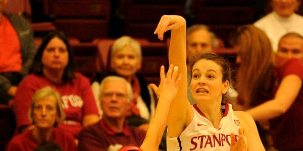 (LJSHOTYOU/SPO) Senior forward Bonnie Samuelson (above) has been an offensive powerhouse and the Card's hot shooter as of late, hitting eight threes against UCLA.