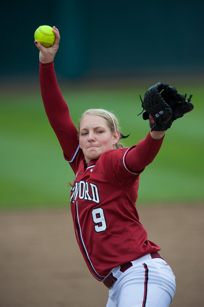 Sophomore Madi Schreyer has provided crucial anchoring for a shaky pitching staff that was marred with injuries and transfers last year. Schreyer has been lights out this year, allowing eight earned runs in 37 1/3 innings. (DON FERIA/isiphotos.com)