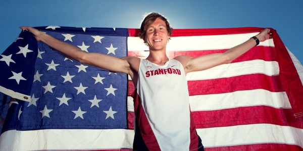 Graduate student and cross country runner Maksim Korolev says that he loves running because of the grind and the tangibility of the results. (TRI NGUYEN/The Stanford Daily)
