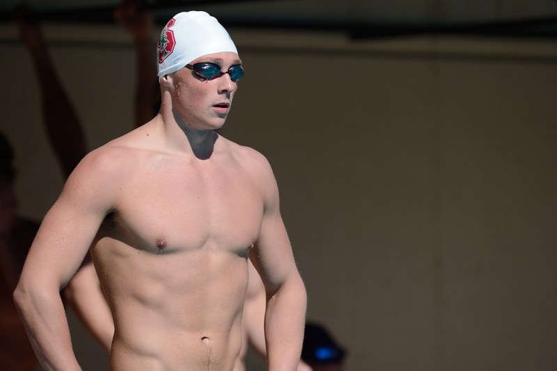 Stanford senior David Nolan (above) broke Ryan Lochte's American record in the 200 IM by one hundredth of a second on Thursday. (RICHARD C. ERSTED/isiphotos.com)