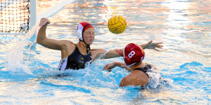 Sophomore Jamie Neushul (right) is one of three Stanford players from Dos Pueblos High School in Santa Barbara. Two players on UCLA are from the school as well, adding another degree of familiarity to the rivalry. (FILE PHOTO/The Stanford Daily)