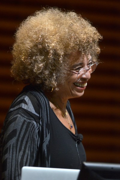 Civil and political rights activist Angela Davis spoke at Stanford on Wednesday (NICK SALAZAR/The Stanford Daily).