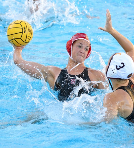 Senior Kiley Neushul (left) has seen her share of UCLA-Stanford match-ups during her career at Stanford in what has become an intense rivalry between the two teams. After the next installment of the series, the winner will likely leave Avery Aquatic Center with the No. 1 ranking in the nation.