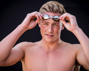 Nolan isn't  just a swimmer however. He is majoring in biomedical engineering and minoring in computer science. (TRI NGUYEN/The Stanford Daily).