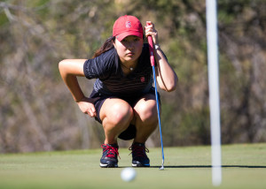 Junior Lauren Kim shot a 4-under 67 in the final round of the Pac-12 Women’s Championships at Boulder Country Club in Boulder, Colorado. Kim finished seventh overall in the tournament with a score of 211, taking home all-conference honors and leading the team.
