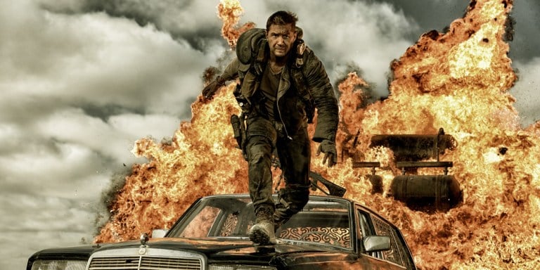 Tom Hardy stars in "Mad Max: Fury Road." (Courtesy of Jasin Boland, Warner Bros. Pictures)