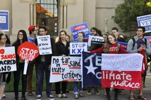 The Fossil Free movement achieved some level of success as the University promised to divest from coal. The Fossil Free movement was one of the first movements spurring activism on campus. (RAHIM ULLAH/The Stanford Daily) 