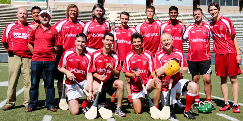 Though they couldn't get by Montana, hurling still made a statement at the fourth collegiate championship with a strong second place finish.  (Courtesy of Cordelia Hebblethwaite)