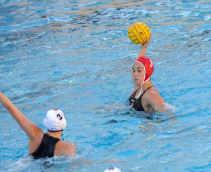 Junior Maggie Steffens, recently named MPSF Player of the Year, ranks the third on Stanford's roster with 46 goals. Steffens also brings crucial veteran experience to the Cardinal's effort for a second straight national title. (MIKE KHEIR/The Stanford Daily)