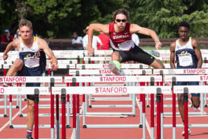 Freshman Harrison Williams, in only his first year of collegiate competition, has proven himself one of Stanford's top athletes. His decathalon times will likely bring him within title contention. (DAVID bERNAL/David Bernal Photography).