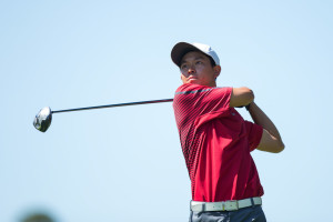 Freshman Franklin Huang shot a 1-under in the Chapel Hill Regional, tied for 18th overall. Huang will be a crucial part of Stanford's effort this weekend, especially when match play begins. (CASEY VALENTINE/isiphoto.com)