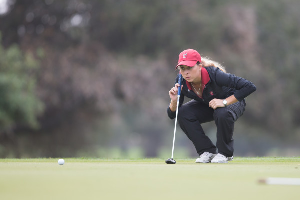 Stanford, California - October 19, 2014: Stanford Women's Golf during the 2014 Stanford Intercollegiate at Stanford Golf Course on Friday.