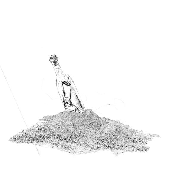 The sparse album artwork for "Surf," by Donnie Trumpet and the Social Experiment. (Courtesy of Nate Fox)