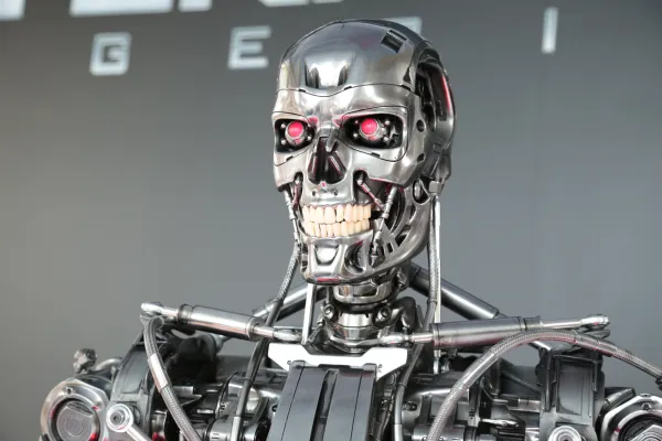 A Terminator model at the premiere of "Terminator: Genisys." (Courtesy of Alex J. Berliner, ABImages)