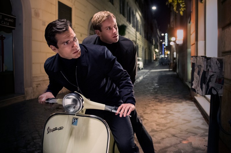 Henry Cavill and Armie Hammer in "The Man from U.N.C.L.E." (Courtesy of Daniel Smith, Warner Bros. Pictures)