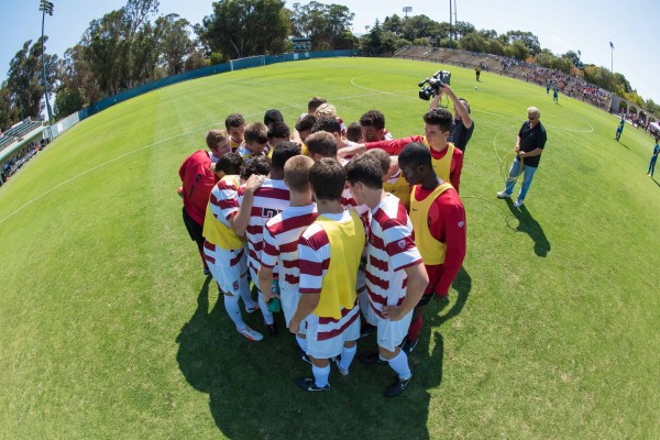 The men's soccer team comes off an impressive season, capped by its first Pac-12 title since 2001. Although the team went on to lose in the second round of the NCAA tournament, it returns most of its starters and brings in a strong group of freshmen.
(JIM SHORIN/stanfordphoto.com)